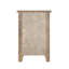 Table de bout en bois massif avec rangement Harriss