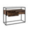Chewton 100cm Glass Top Console Table