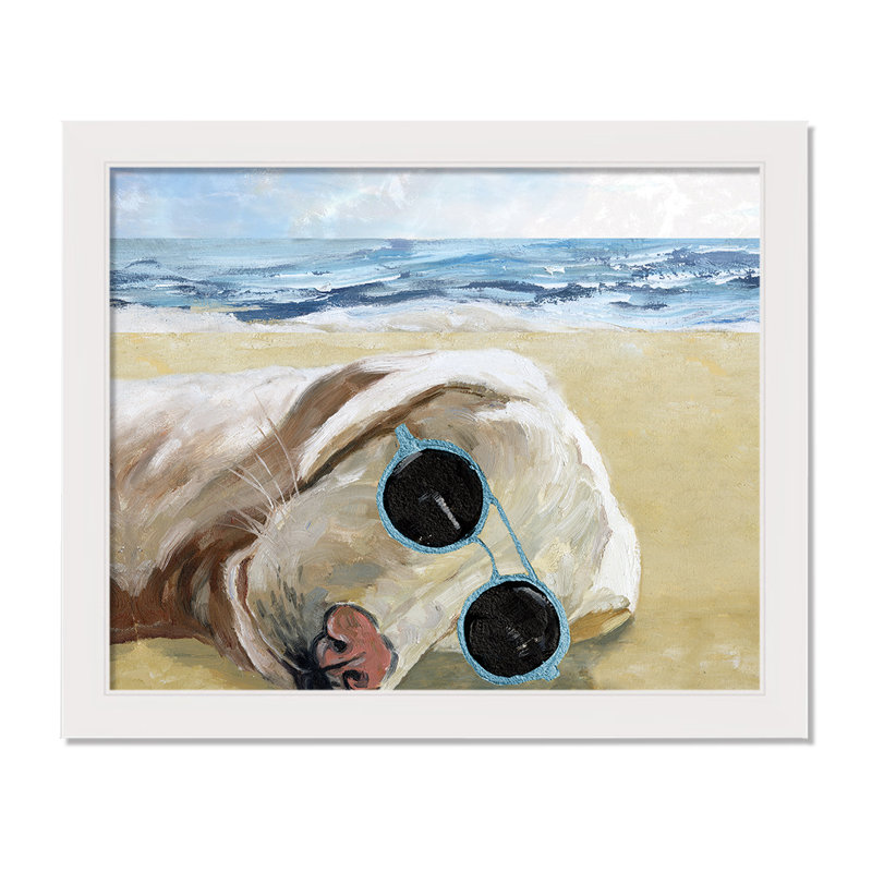 Peinture sur cadre Sleepy, H 16 po x l 20 po