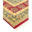 Tapis traditionnel rouge noué à la main de conception unique 8 pi x 10 pi 7 po Keller