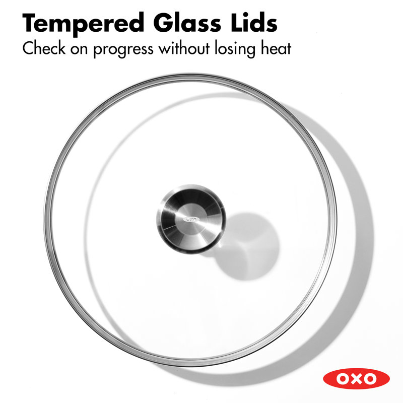 OXO Mira 3-Ply Stainless Steel Sauté Pan With Lid, 3.25 Qt