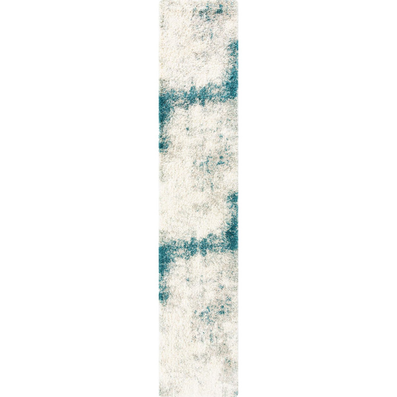 Performance Abstract Indoor Rug, Runner 2'7" x 13'1"