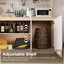 Grande armoire de rangement pour garde-manger 71 po-703542680