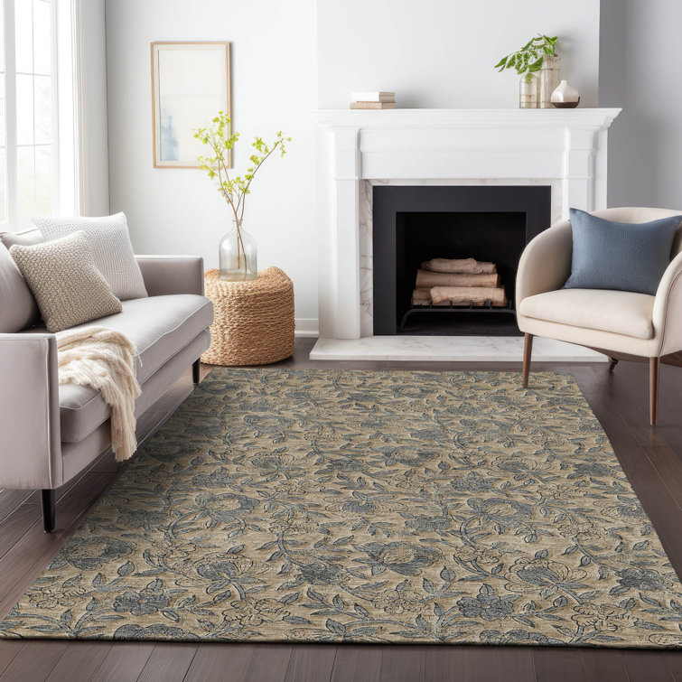 Mahaney Flatweave Floral Indoor / Outdoor Rug