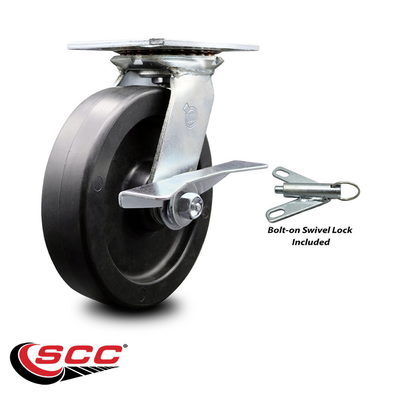 Polyolefin Swivel Lock Service Caster