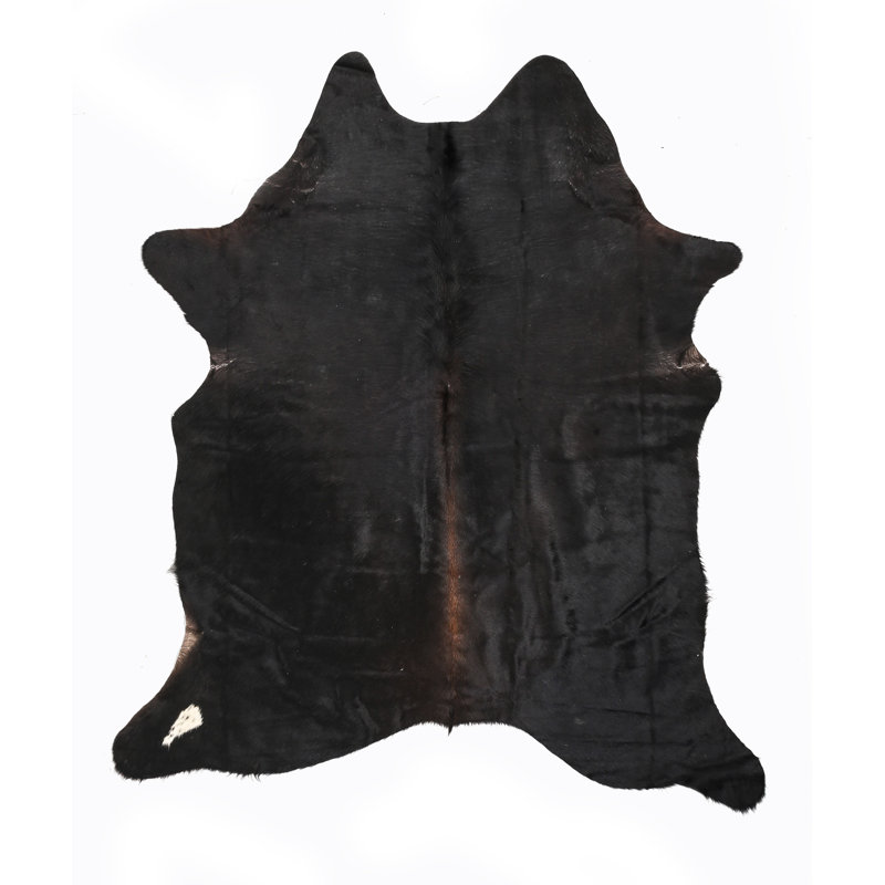 Myrtletown Animal Print Cowhide Flatweave 2cm X 1.75cm Area Rug