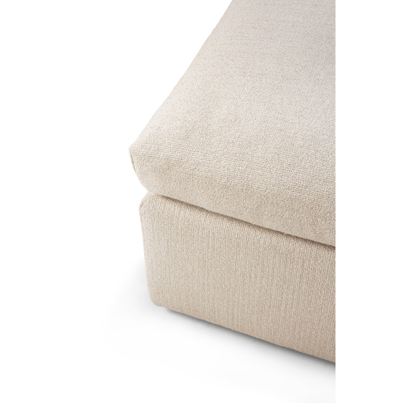 Mellow Square Ottoman, Off White