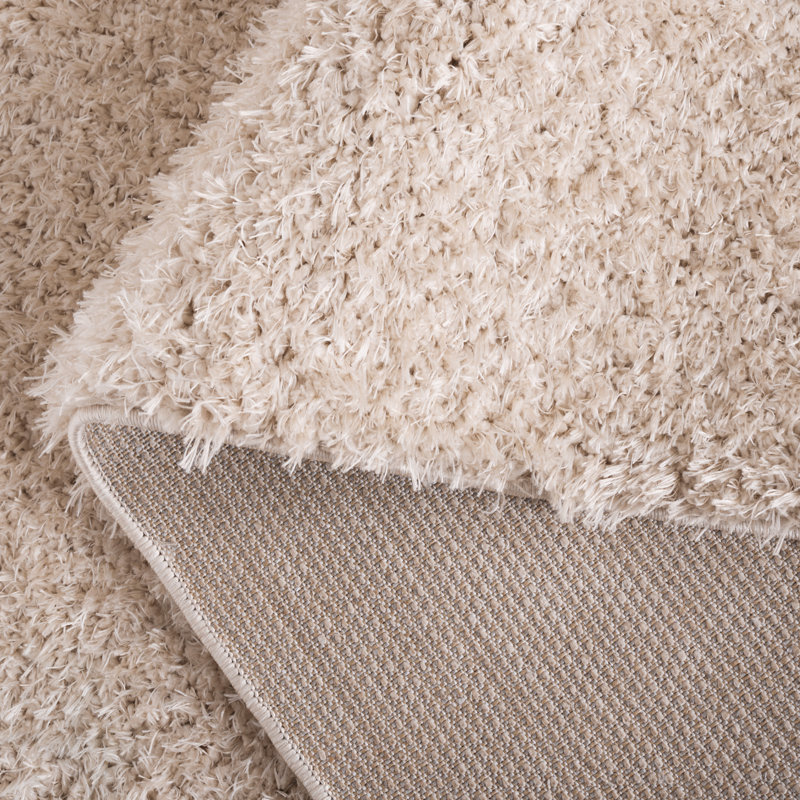 Tapis de couleur unie à poils longs Lindsay, Rectangle 5 pi 3 po x 7 pi 6 po