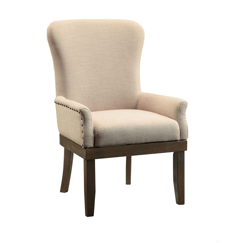 Fauteuil avec garniture cloutée