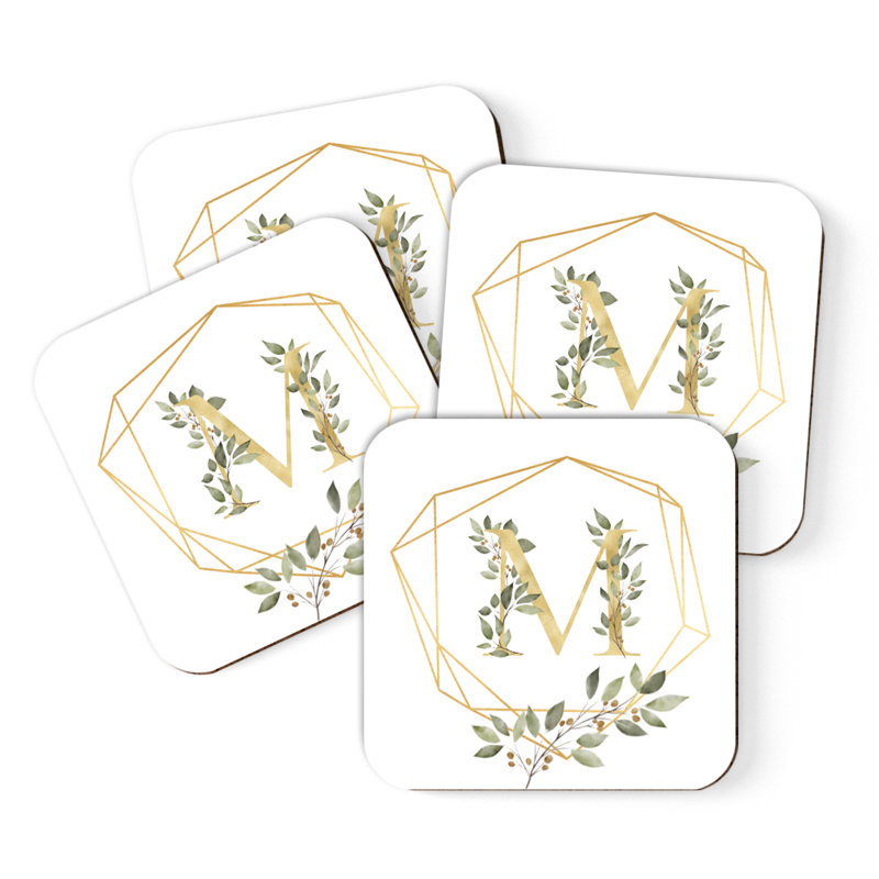 Sous-verres Café à monogramme, M