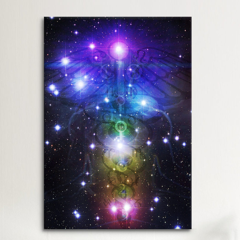 "Religion and Spirituality" New Age Astrology ", impression sur toile, H 18 po x l 12 po x P 1,5 po