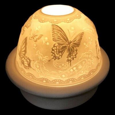 Photophore de table en porcelaine 4 po