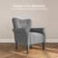 Fauteuil d'appoint rembourré 30,3 po Modern-1640792716