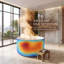 Baignoire profonde autoportante 41 po Modern-123515528