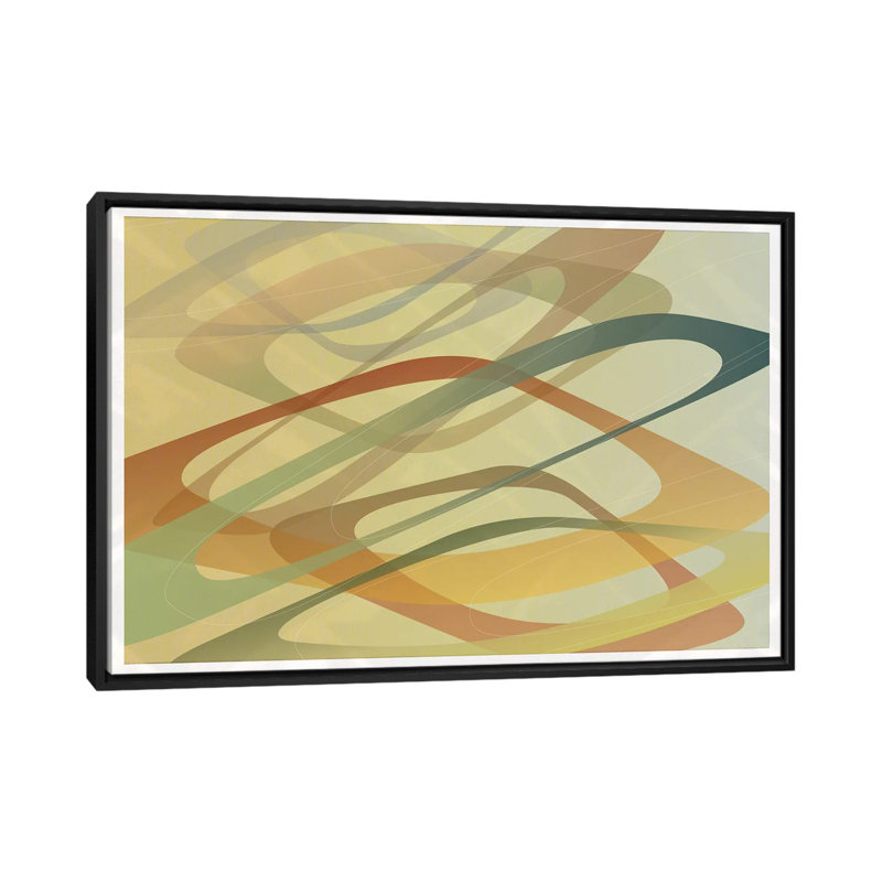 «Left Field», reproduction sur toile, H 18 po x l 26 po x P 1,5 po, Toile avec cadre noir, Pas de tapis