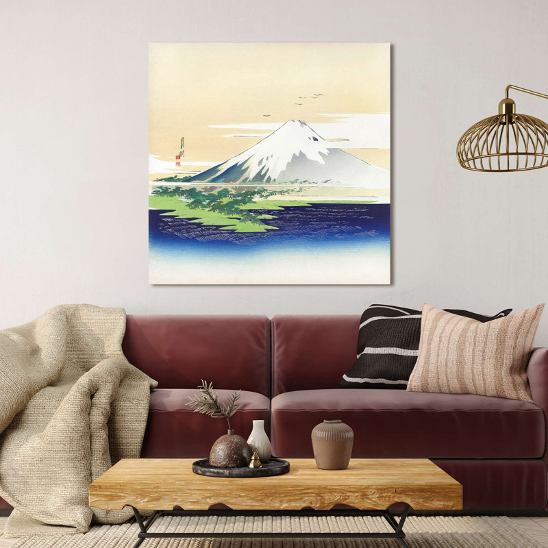 Japanese Print: Mount Fuji, 1900-1910 - Wrapped Canvas Print, 40cm H x 40cm W