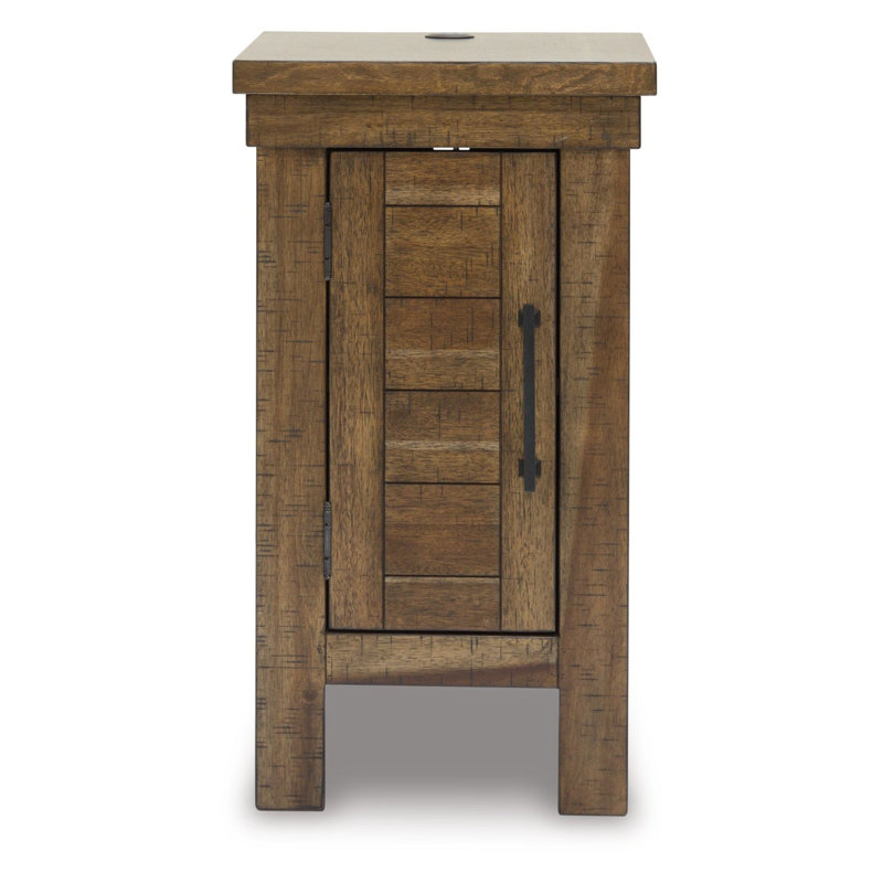 Dysen End Table and Built-In Outlets
