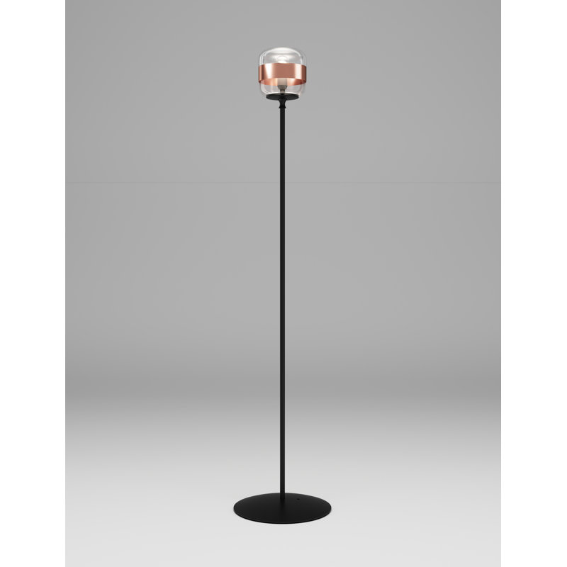 Futura Floor Lamp, Crystal Copper