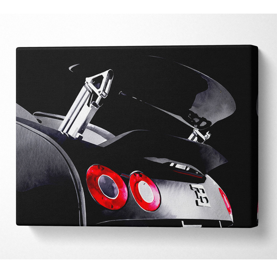 Bugatti Veyron Heck - Kunstdrucke auf Leinwand - Wrapped Canvas