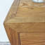 Armoire console en bois d'orme massif