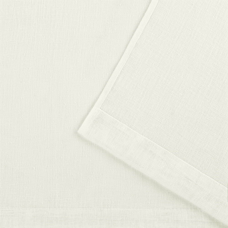 Lusetta Semi-Sheer Curtain Panel Pair, 30" W x 108" L, Snowflake