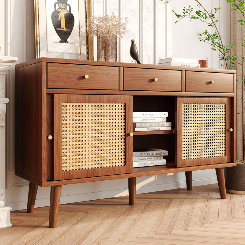 Ammie 3 - Drawer Rectangle Accent Chest, Brown