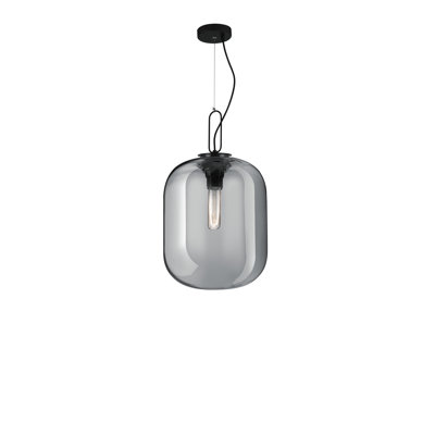 Hunter 1 - Light Black Cylinder Pendant