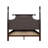 Beckett Morocco Brown Full Solid Wood Low-Profile Bed Frame with Spindle Design-53309534-121602848