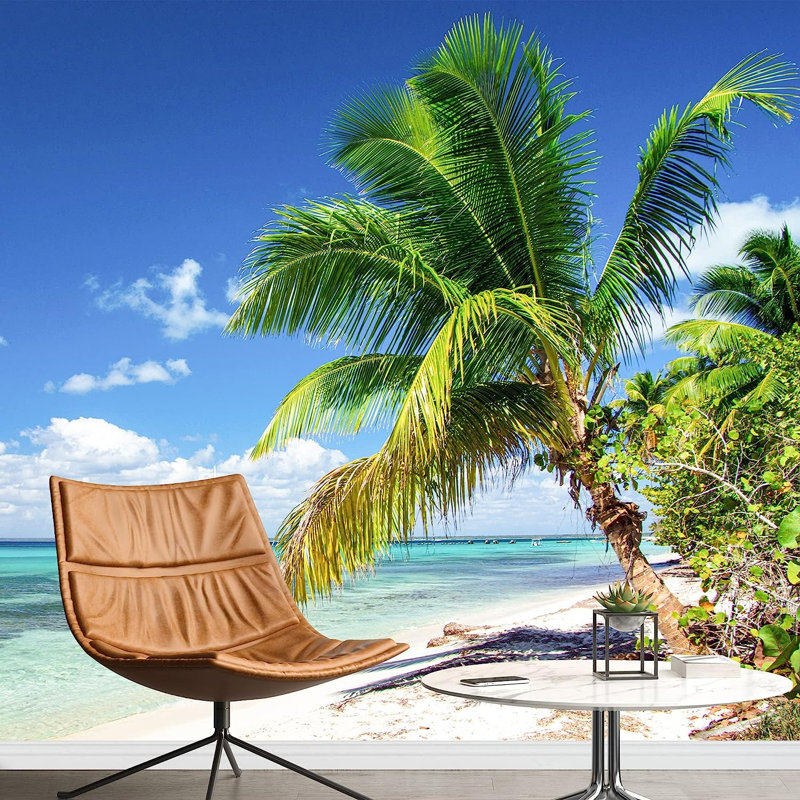 Panneau mural Sunny Tropical, L 100 po x l 144 po