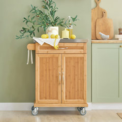 Wooden kitchen trolley Bistrot by Foppapedretti – official website