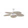 Overlock 52" Indoor/Outdoor 5-Blade Ceiling Fan with Pull Chain and Palm-Shaped Composite Fan Blades