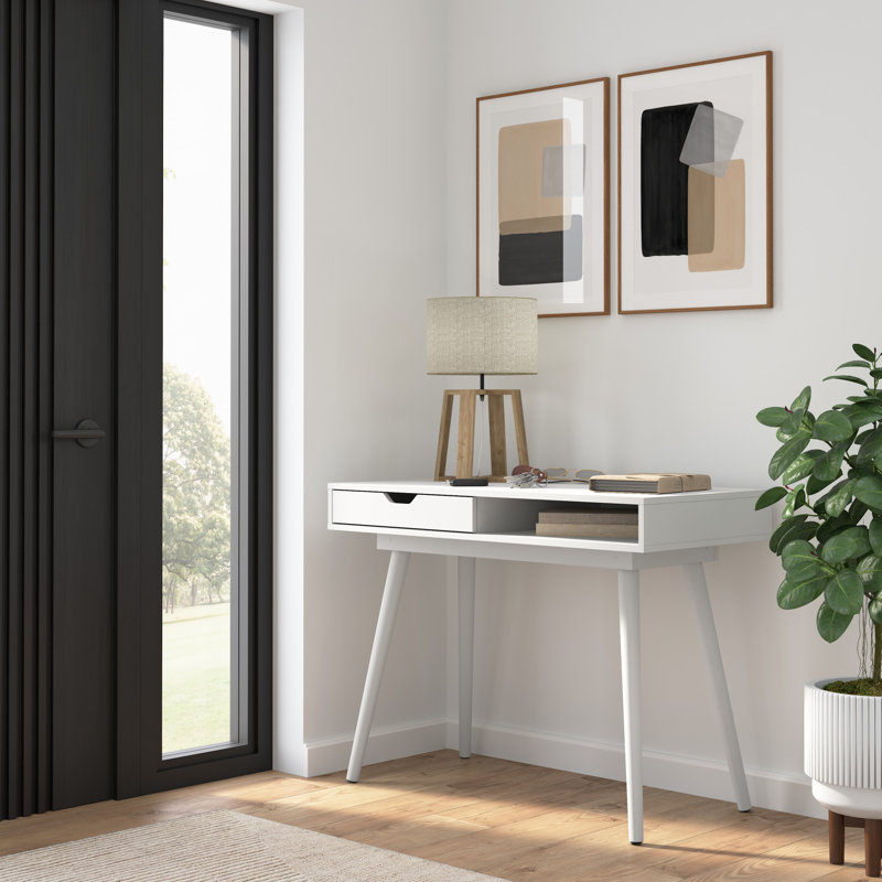 Bureau Katia, H 30 po x l 40 po x P 20 po, Blanc pur