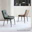 Chaise d'appoint à dossier beige uni (ensemble de 2)-1057946555