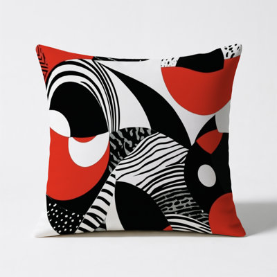 Scarlet Reflection Indoor And Outdoor Throw Pillow