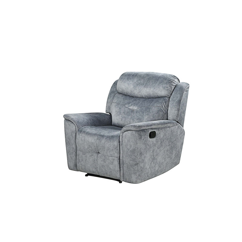 Fauteuil inclinable rembourré en tissu