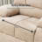 Oversized Massage Recliner Chair with Heating, Swivel Glider Rocker Chair-1351134226