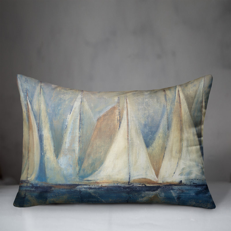 Outdoor Reversible Throw Pillow, Pale Yellow