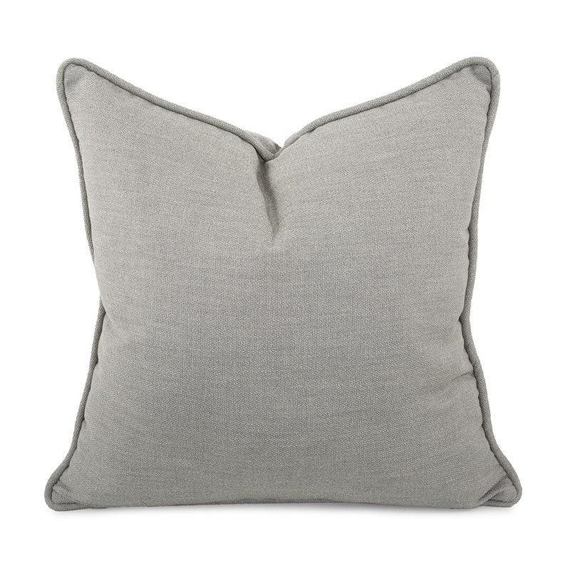 Coussin d'extérieur Driftwood - Poly Insert, Beige, Carré H 24 po x l 24 po