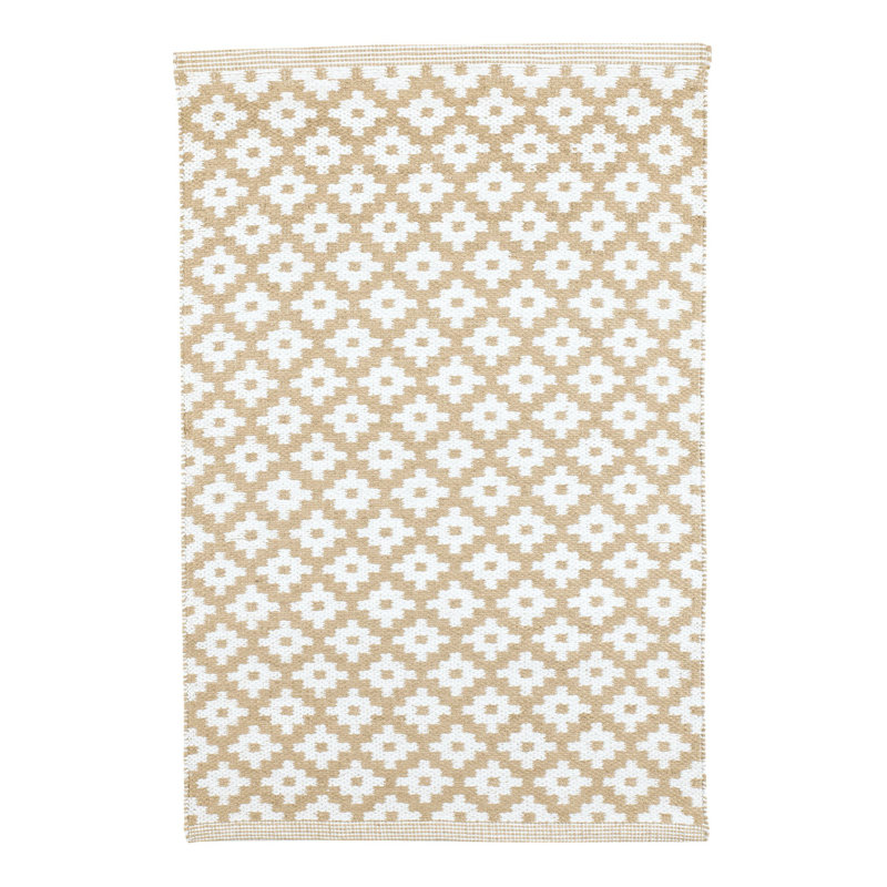 Tapis intérieur / extérieur kaki Samode, Rectangle 8 pi 6 po x 11 pi 6 po