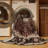 Machine Washable Persian Black Area Rug-1091508002