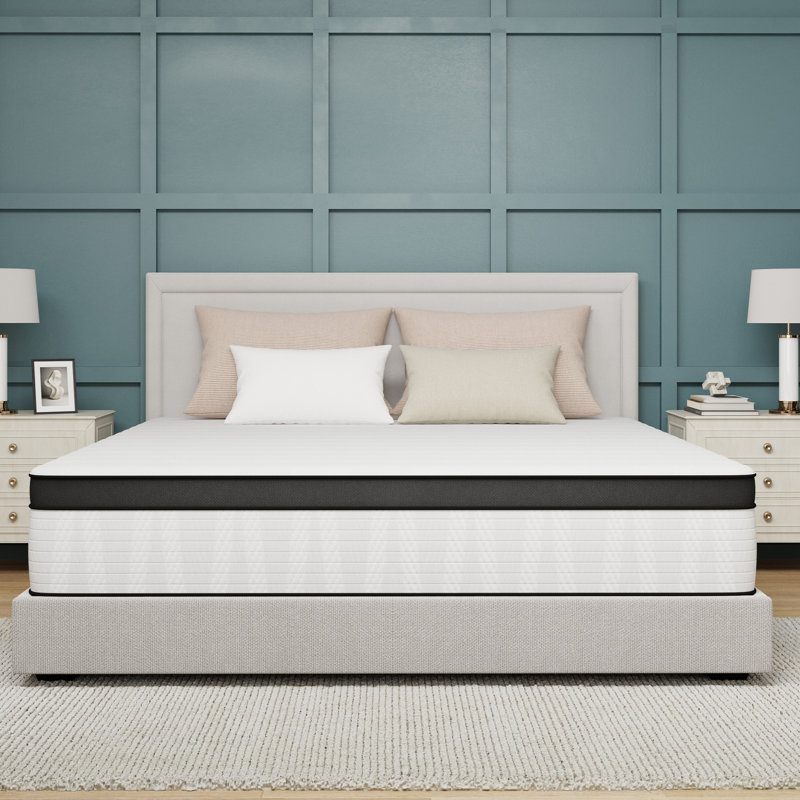 Avenco 14" Medium Gel Memory Foam Pillow Top Hybrid Mattress– 10-Year Warranty, CertiPUR-US, OEKO-TEX Certified, Queen, 14"