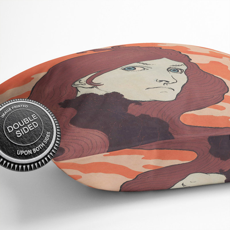 La Vitrioleuse Square Throw Cushion, 55cm H x 55cm W x 20cm D