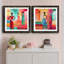 Strikse A Pose I - ensemble de 2 peintures encadrées-682234280-682234273
