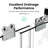 56"-60"W*72" H Semi-Frameless Double Sliding Shower Door, Bypass Shower Door, 1/4" (6Mm) Thick SGCC Tempered Glass Door-113931031