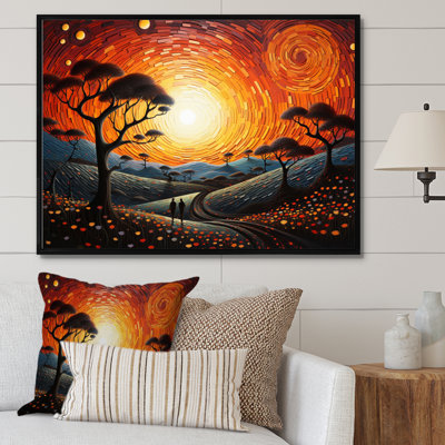 Paysage romantique aime «Journey II»