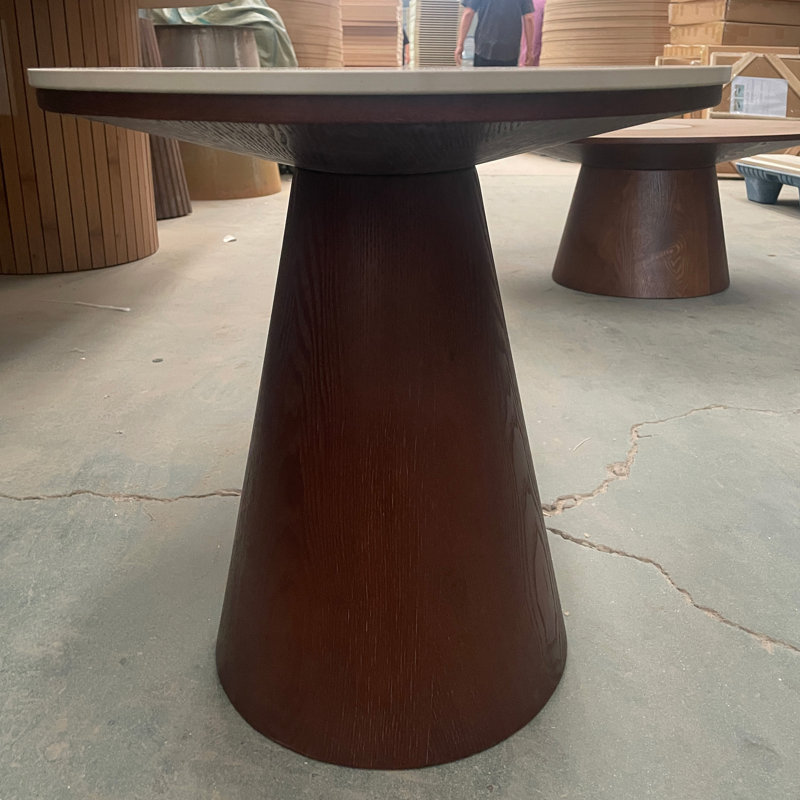 Ansel Round Sintered Stone Nesting Coffee Tables