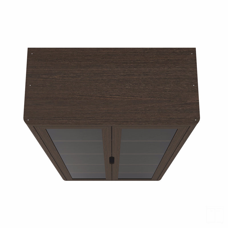 Bibliothèque 38 ", H 79 po x l 38 po x P 18,1 po, Brown