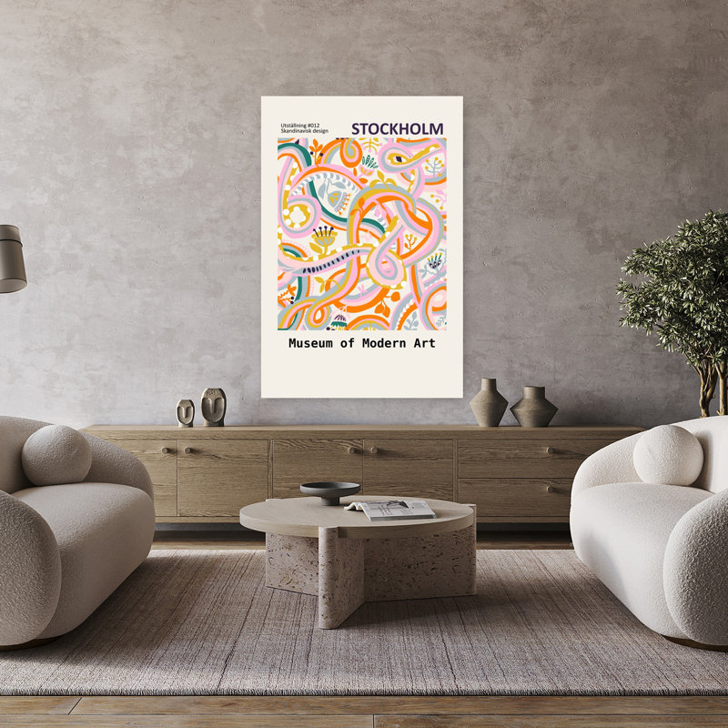Art contemporain, art contemporain, H 48 po x l 32 po