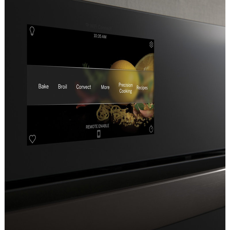 GE Profile Smart Appliances Built-in 27" Self-Cleaning Convection Electric Single Wall Oven, Stainless Steel