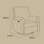Sorrento Deluxe Power Recliner Swivel Glider-766881610